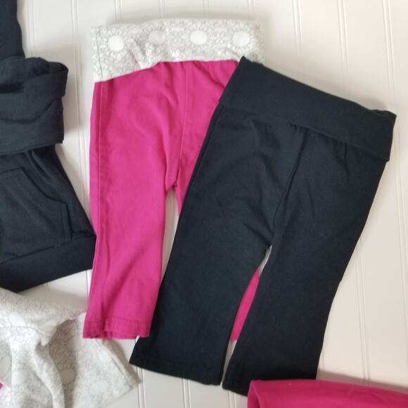 Yoga Sprout Bundle 3-6M Onesies Pants Zip Up - Picture 3 of 8